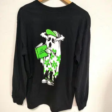 04 limited sazabys 긴팔 롱티 L 사이즈 블랙 고스트