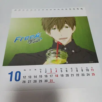 Free! 타치바나 마코토 탁상 달력 키리누키