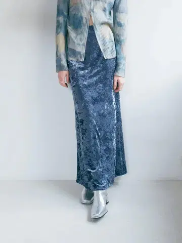 sahara Velour Long Skirt