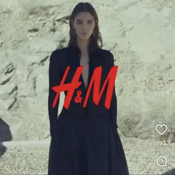새상품 H&M Studio S/S 2024 블랙 긴팔 셔츠 L
