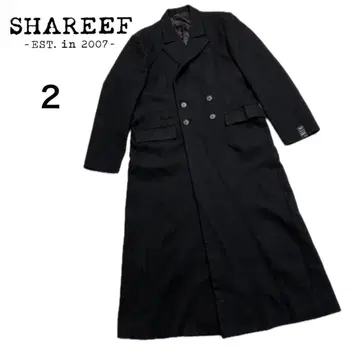 SHAREEF 샤리프 롱 체스터 코트 더블 사이즈 2