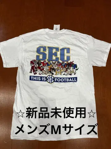 택 포함 새상품 미사용 NCAA SEC 미식축구 T셔츠 M 사이즈
