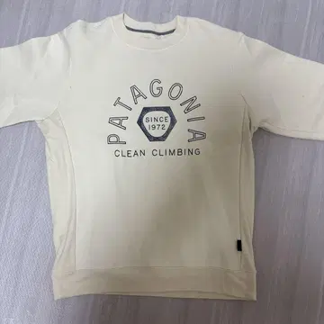 PATAGONIA 클린 클라이밍 맨투맨 S 사이즈