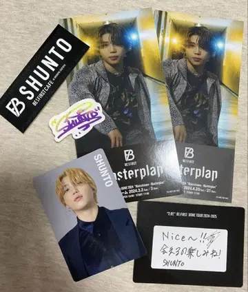 BE:FIRST SHUNTO 티켓 카드 씰