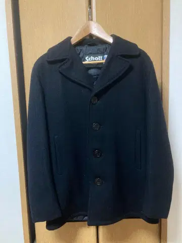 가격 인하 새상품급 쇼트 schott 싱글 코트 38 네이비