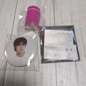 RUN SEOK JIN 캔뱃지와 스탬프