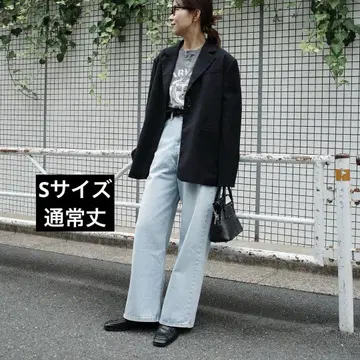 새상품급 na.e 나에 데님 와이드 루즈 진 S