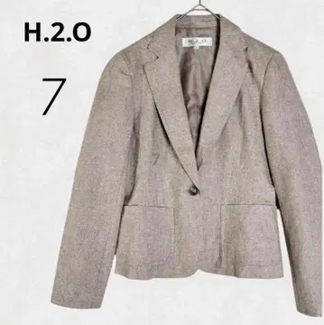 c1012 [ H.2.O ] 울 블렌드 테일러드 자켓 S 베이지