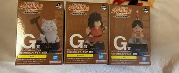 드래곤볼 ASSEMBLE 제일복권 G상 카린 야지로베 3종 세트