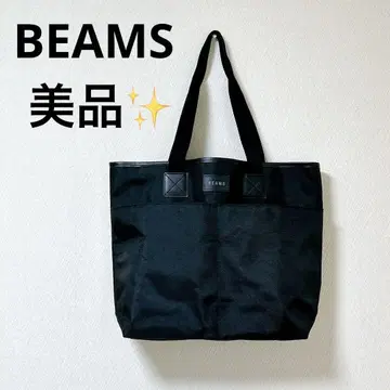 새상품급 [ BEAMS 빔즈 ] 블랙 토트백 대용량