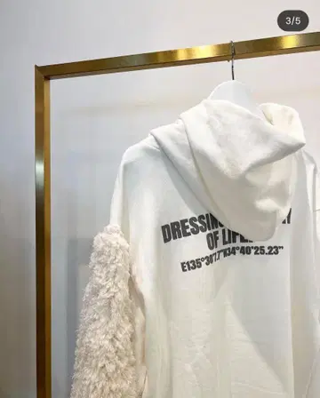 RISLEY 화이트 후드티