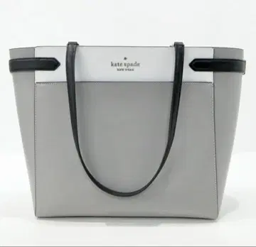 택 포함 미사용 새상품 kate spade 토트백 그레이/화이트