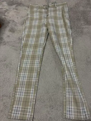 BELINDA OFFICIAL 체크 무늬 슬랙스