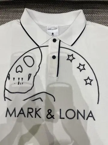 MARK & LONA 스컬 디자인 피케 셔츠