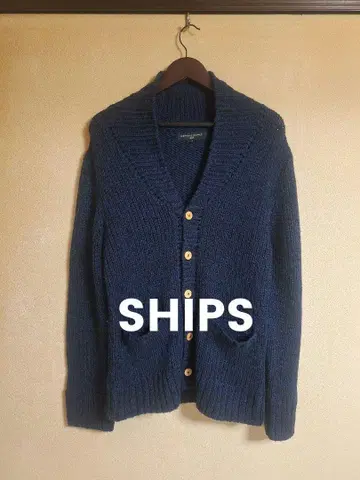 SHIPS 쉽스 가디건 니트 스웨터 NAVY