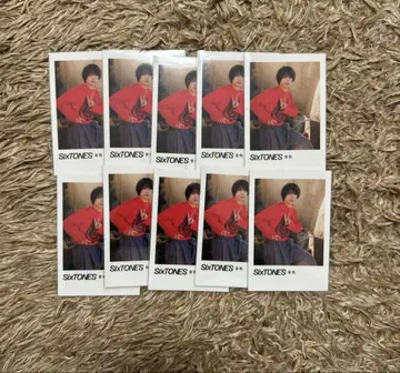 SixTONES 마츠무라 호쿠토 폴라로이드풍 카드 음색 혜택