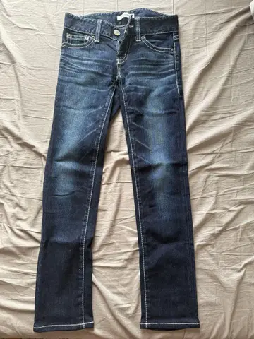 moussy 다크 블루 스키니 데님