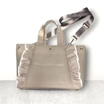 JILLSTUART 프릴 토트백 브라운