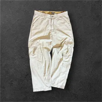 SILVERTAB 베이지 카모 카고 팬츠