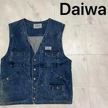 다이와 Great Banff 데님 베스트 낚시용 조끼 90s