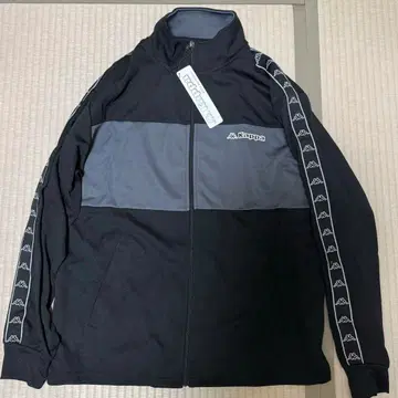 Kappa 집업 자켓 블랙/그레이 상하의 셋업