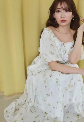 완판 herlipto Belle Jardin Chiffon Dress M