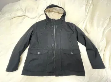 ZARA 안감 원단 보아 후드티 후드 자켓 블랙 XL 빅 사이즈