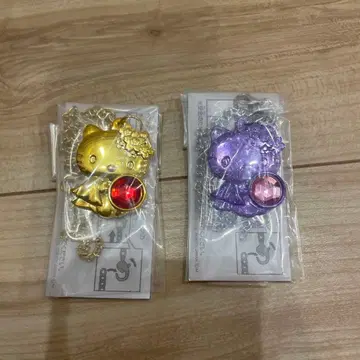 미사용 새상품 반짝반짝 펜던트 헬로키티 세트