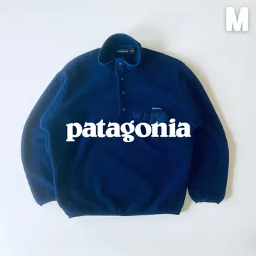 Patagonia 1995년 신틸라 스냅T 자메이카 제조 M 네이비