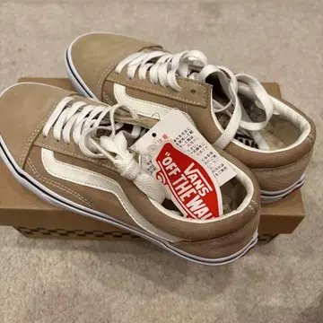 VANS 반스 올드스쿨 스니커즈 / 베이지 / 24cm