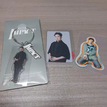 IMP. 츠바키 타이카 무대 INPACT 키링 포토 카드, 스티커