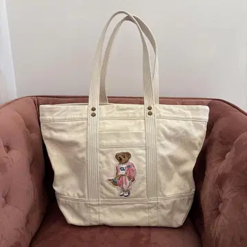 랄프 로렌 폴로 베어 토트백