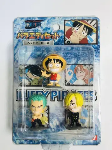 원피스 버라이어티 세트 헤드 히어로즈 루피&조로&상디