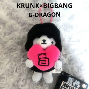 KRUNK x BIGBANG G-DRAGON 지용 컬러풀 하트 마스코트