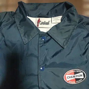 Cardinal 스파크 플러그 나일론 자켓 L 네이비