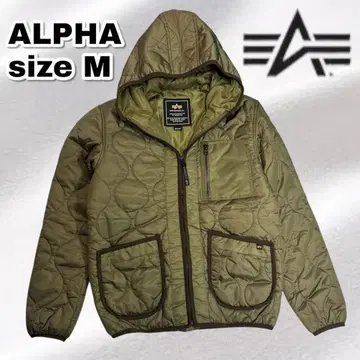 [새상품급] 알파 ALS-LINER PARKA 밀리터리 나일론 후드티 M