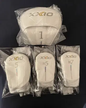 XXIO 골프헤드커버 세트 화이트