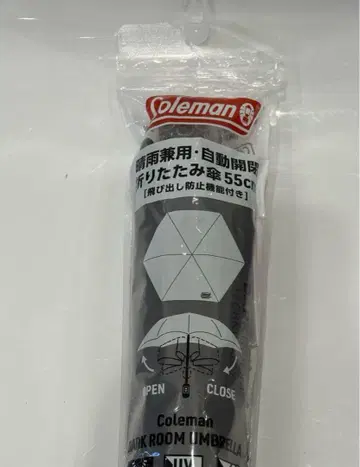 콜맨 우천 겸용 자동 개폐 접이식 우산 55cm 로손 한정판