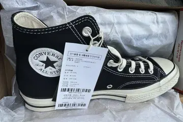 CONVERSE 미사용 새상품 ct70 척테일러 블랙 하이컷