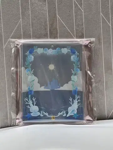 FUKUYA 후쿠야 아크릴 프레임 미라주 플라워 파랑 상하이 한정판