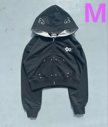 90 Logo Dot Zip Hoodie