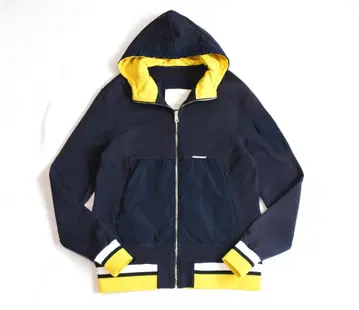 PMDS (이탈리아제) 이소재 절개 지퍼 후드 맨투맨 size XXL