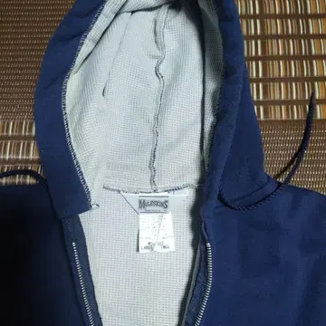 MULESKINS 네이비 후드티 LARGE TALL