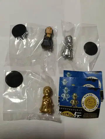 고치 인물 피규어전 사카모토 료마 3종 세트 카이요도 풀컬러 골드 실버