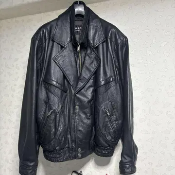 윌슨 가죽 자켓 봄버 자켓 천연 가죽 빈티지