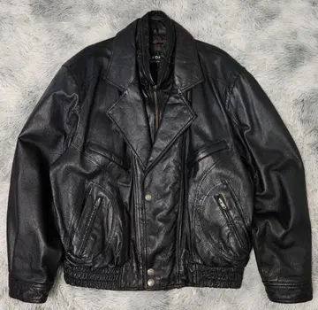 WILSONS 천연 가죽 봄버 자켓 빈티지