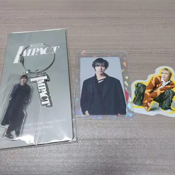 IMP. 마츠이 소 무대 INPACT 키링 포토 카드, 스티커