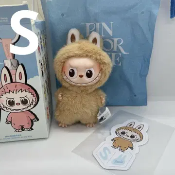 라부부 LABUBU PIN FOR LOVE 봉제 인형 펜던트 S