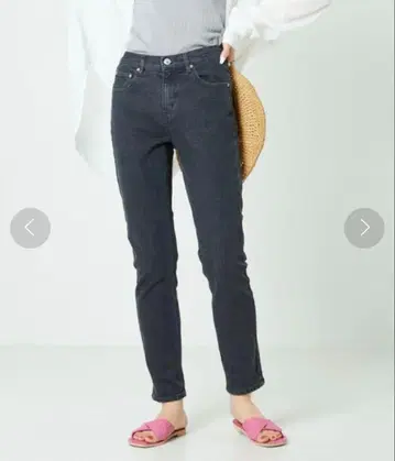[ 프릭스스토어 ] web 한정판 스키니 데님 XS 24인치 블랙