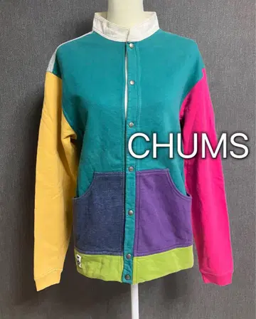 CHUMS 참스 멀티 컬러 긴팔 자켓 M